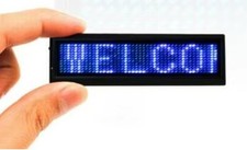 Bluethooth LED Namensschild in