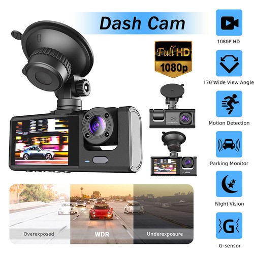 Dual lens autokamera dashcam - lens,