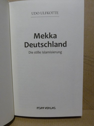 Udo ulfkotte mekka - ulfkotte:,