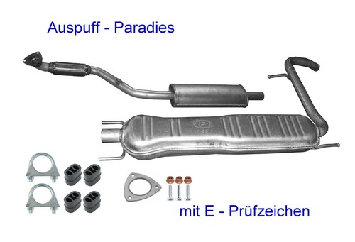Abgasanlage auspuff für opel - abgasanlage,
