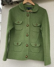Schöner Cardigan Strickjacke von Boden Gr. M/UK 14/ EU 40 in grün goldene Knöpfe