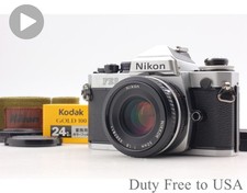 [NEUWERTIG] Nikon FE2 analoge Spiegelreflexkamera 35 mm + 50 mm f1,8 Ai-s...