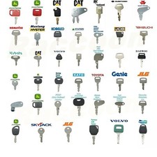 41 X Baggeranlage Baggerschlüssel Hauptsatz Cat Komatsu JD JCB Kubota Bobcat JLG