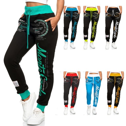 Damen jogginghose sportliche - jogginghose,
