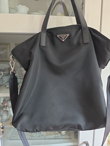 Prada shopper 2530 tessuto - bn,