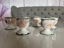 Villeroy & Boch Wildrose Faience Eierbecher Set 6 Stück