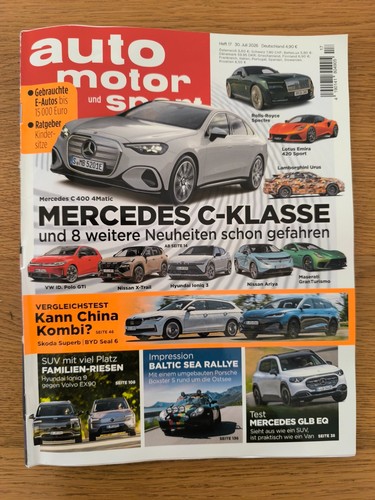 Auto motor und sport 2026 - sport,