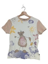 POLARBEAR Print-Shirt Damen Shirt Gr. DE 38 weiß Casual-Look