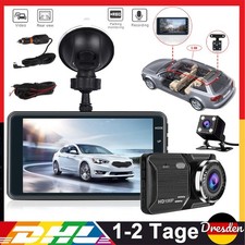 1080P 4" Car DVR Video Dashcam FHD Auto Kamera KFZ Nachtsicht Recorder G-sensor,