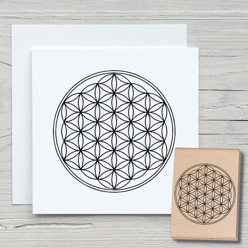 Stempel blume des lebens - des,