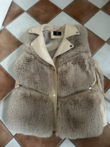 Weste damen beige - fell, und
