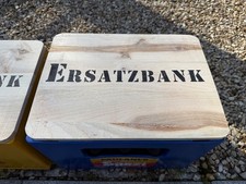 Bierkastensitz aus Holz 🍺 Sitzauflage, Hocker, & Tisch | Grillen Party