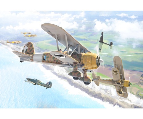 Italeri fiat 42 falco - 1/72, cr.42