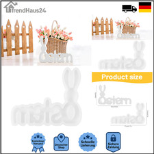 Silikonform Ostern Hase Gips