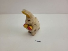 Mechanischer Spielzeug Hase Max Carl mit Rasseln 70er Jahre beige 24cm #2510188