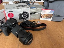 Canon EOS 750D / 24.2 MP SLR-Digitalkamera - Schwarz (Kit mit 18-200)  OVP
