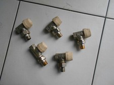5x MNG Thermostatventile 3/8" Eck und Durchgang - mit Voreinstellung