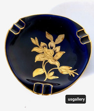 1940s Cobald Blue 22K Gold