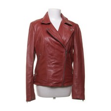 Muubaa, Bikerjacke, Damen, Größe: 40, Rot, Baumwolle/Polyester/Leder -m3e