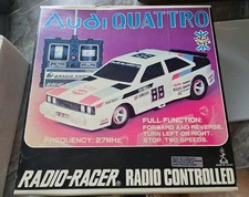 Vintage Taiyo Audi Quattro RC Car 1980s – Radio Racer – Original Box – Works!