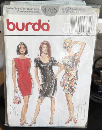 Burdaschnitt 4765 kleid - 4765,