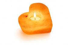 Kristallsalz Teelichthalter