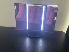 LED Kosmetikspiegel klappbar - Schminkspiegel beleuchetet Reise Spiegel Tisch