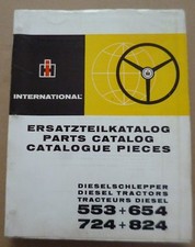 IHC Schlepper 553 + 654 + 724 + 824 Ersatzteilkatalog