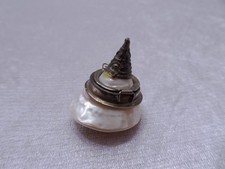 Antike Perlmutt Muschel Dose -