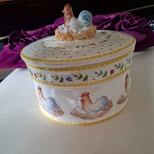 Villeroy & Boch Farmers Spring große Dose aus Porzellan - Rarität