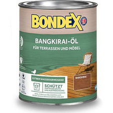 Bondex Bangkirai Öl Holzöl Pflegeöl Holzschutzöl Terrassen Gartenmöbel 2,50L