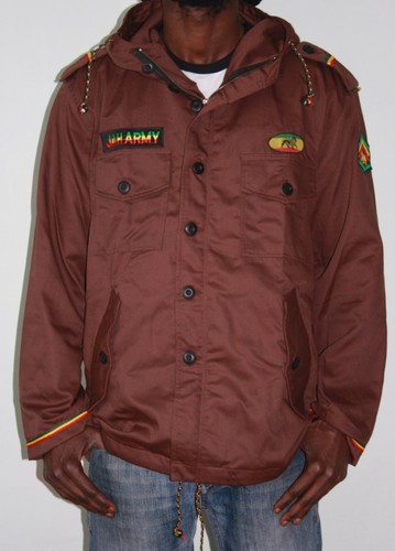 Rasta kapuzen jacke gefüttert - kapuzen,