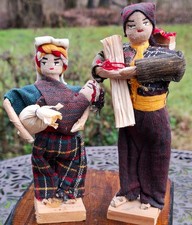 Trachten Puppe Paar aus