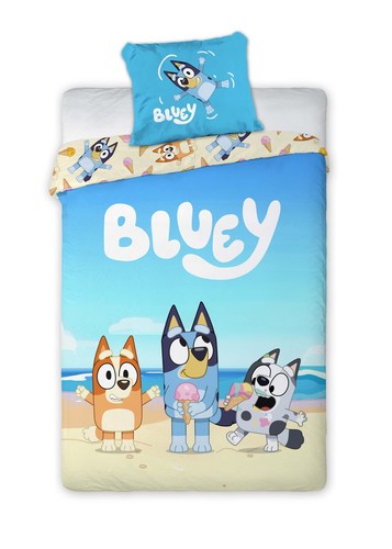 Bluey wende bettwäsche set - bluey, wende-bettwäsche-set