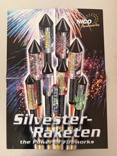 NICO Feuerwerk Plakat Vintage