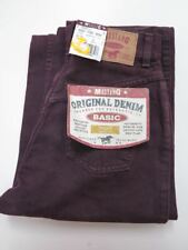 Mustang Basic 26/28 Jeans Hose weinrot 90er True VINTAGE 90s denim trousers NOS