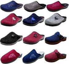 Damen Hausschuhe Pantoffeln Schlappen Latschen Winter Puschen feste Sohle neu