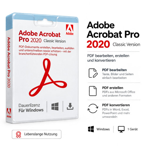 Adobe acrobat pro - adobe, 2020