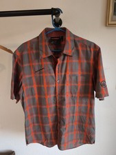 Mammut Hemd Herren kurzarm rot/grau Gr. xs gebraucht