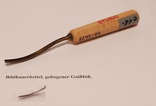 Bildhauerbeitel gebogener/