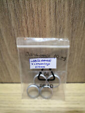 für LGB 4 Lampenringe silbern Lok (wie E186479) Spur G gebraucht