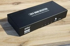 HDMI™ Splitter 1 x 4, verteilt ein HDMI™ Signal auf bis zu 4 Bildschirme 