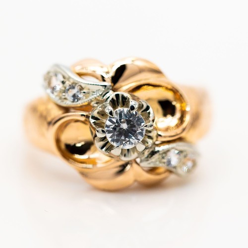 Ring gelbgold weißgold - ring,