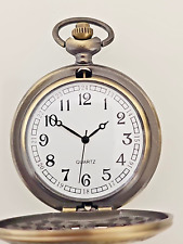 Doppeldeckel  Sprungdeckel Taschenuhr Quartz 7-8