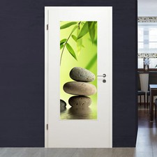 Glaseinsatz für Holztür mit Digitaldruck 1048-1-LA "Balance 2"