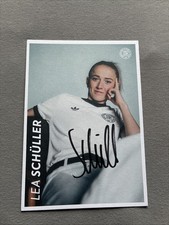 Autogrammkarte Lea Schüller DFB Nationalmannschaft 2025/2026 handsigniert Bayern