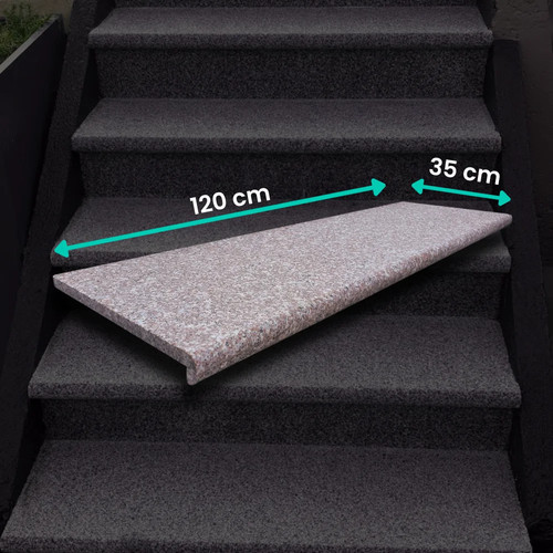 Granittreppen g664 120x35x2 - granittreppen,