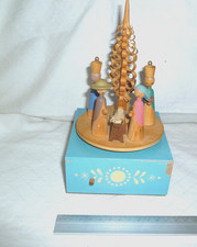 Bastelware Spieluhr  mit Christi Geburt     Erzgebirge  