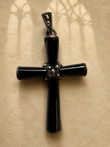 Art déco kreuz - kreuz, anhänger