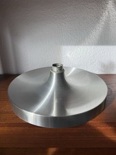 Lampe 70er Space Age Diskus Wandlampe Silber Metall Vintage Retro Space Age 70s